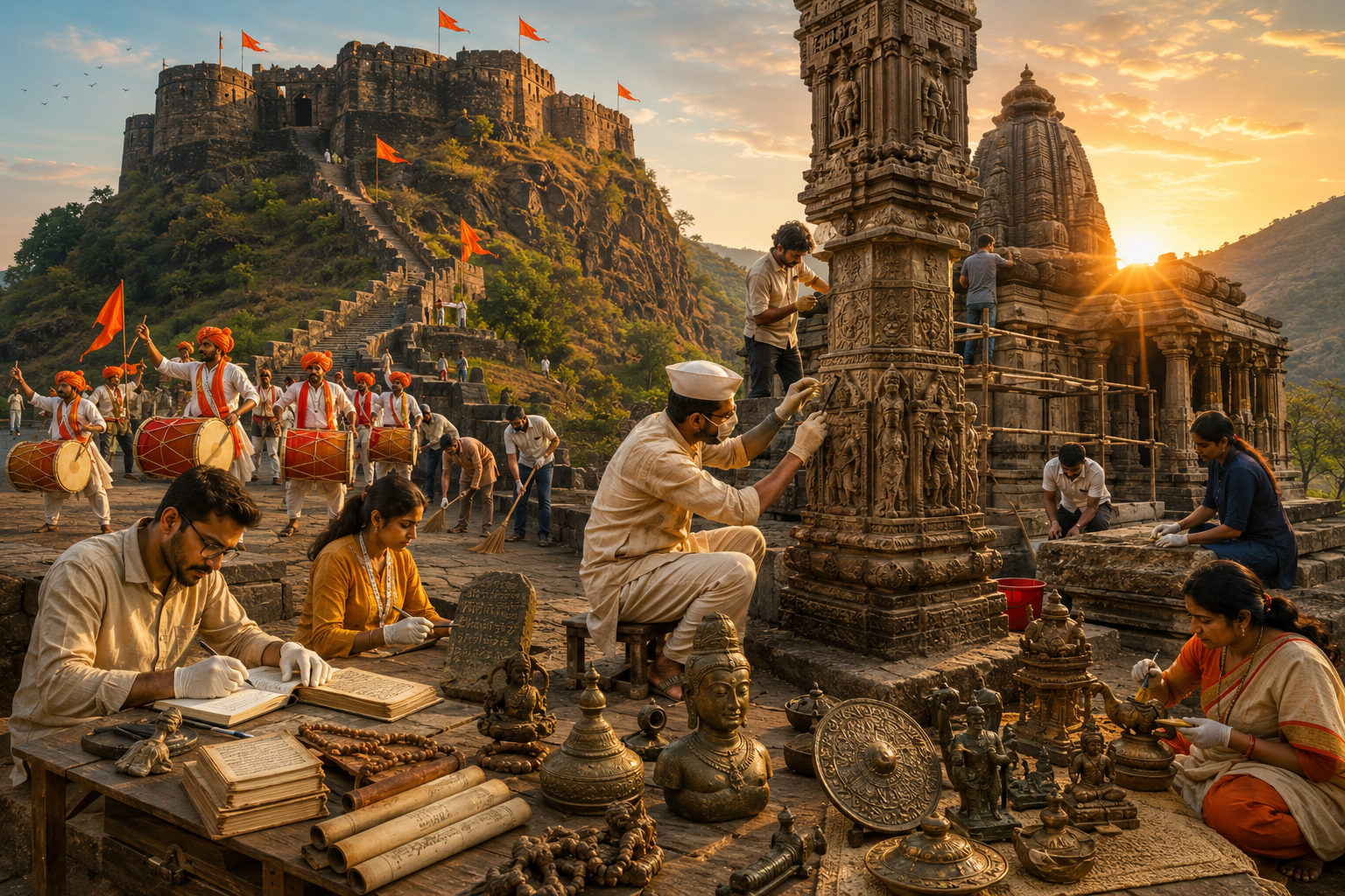 सांस्कृतिक व ऐतिहासिक वारसा जतन